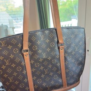 Authentic Louis Vuitton Dark Brown Monogram Tote